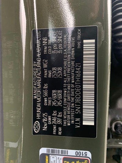 2026 Hyundai Santa Cruz SEL AWD