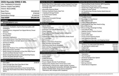 2026 Hyundai IONIQ 5 SEL
