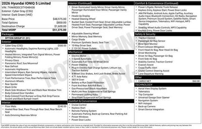 2026 Hyundai IONIQ 5 Limited