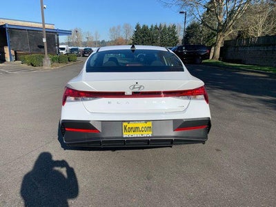 2026 Hyundai Elantra Hybrid Blue