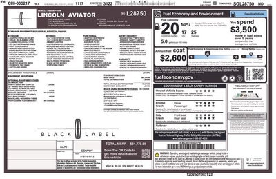 2025 Lincoln Aviator Black Label