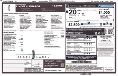 2026 Lincoln Aviator Black Label
