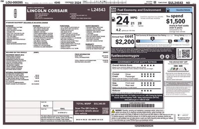 2025 Lincoln Corsair Reserve