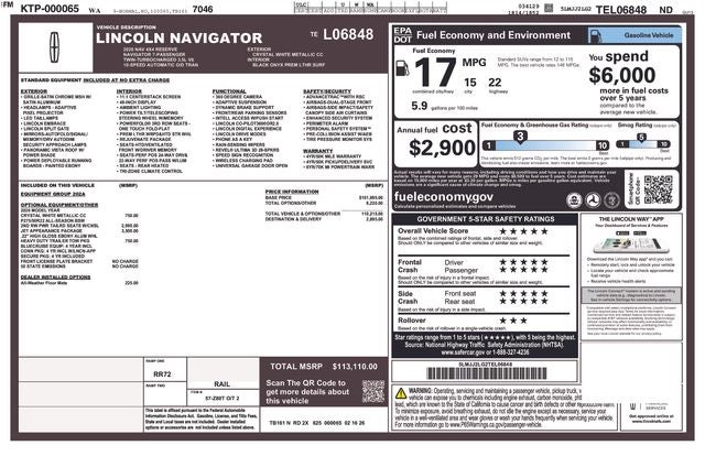 2026 Lincoln Navigator Reserve