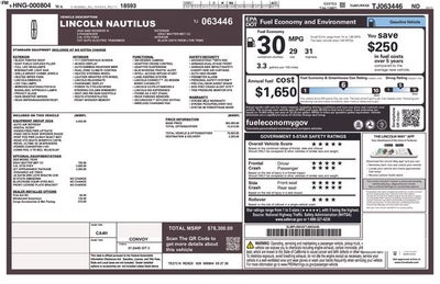 2026 Lincoln Nautilus Reserve