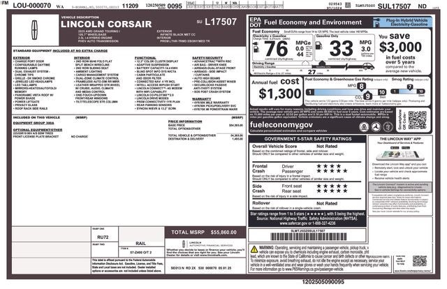 2025 Lincoln Corsair Plug-In Hybrid Grand Touring