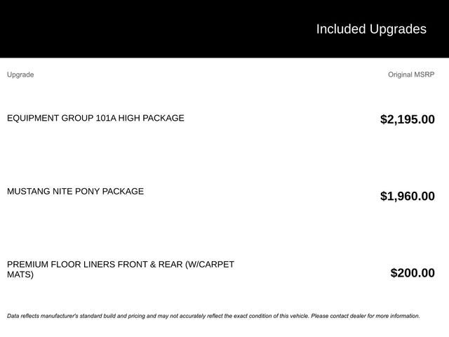 2026 Ford Mustang EcoBoost® Fastback