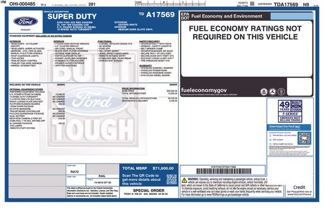 2026 Ford F-450SD XL DRW