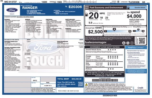 2026 Ford Ranger XLT