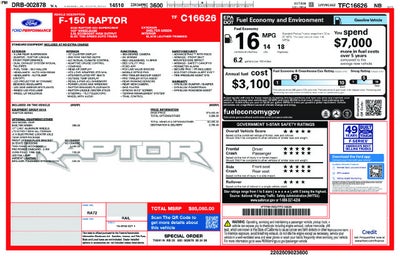 2026 Ford F-150 Raptor