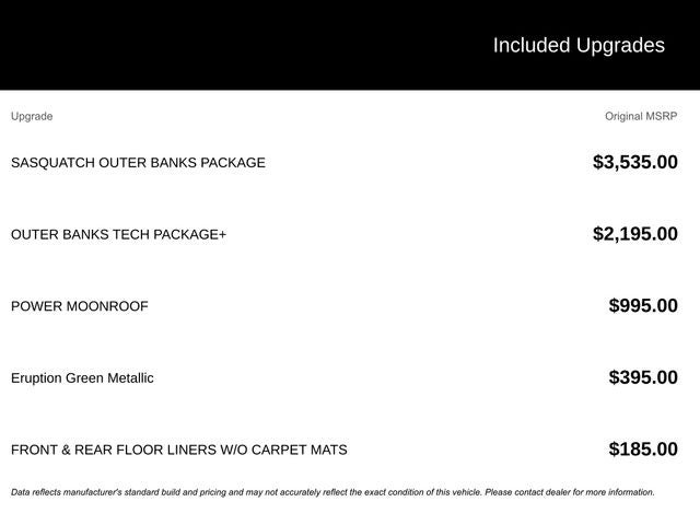 2025 Ford Bronco Sport Outer Banks