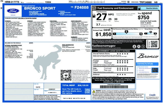2026 Ford Bronco Sport Heritage