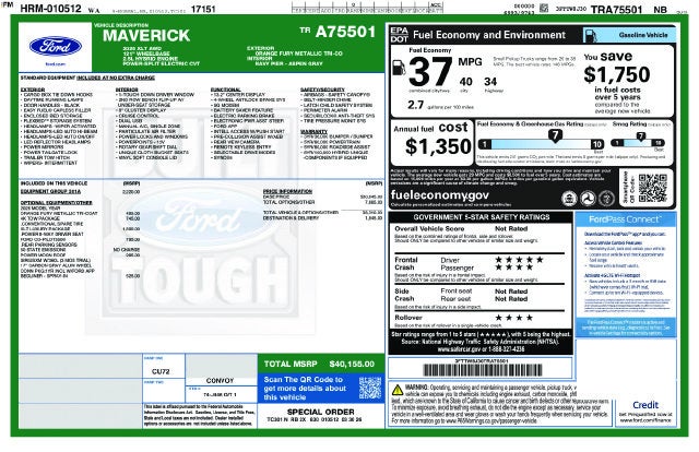 2026 Ford Maverick XLT