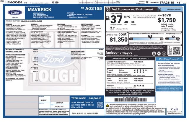 2026 Ford Maverick XLT