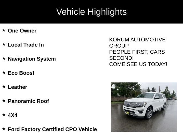 2021 Ford Expedition Max Platinum