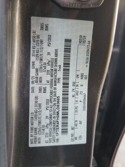 2021 Ford Ranger XLT