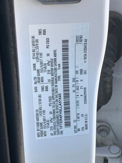 2020 Ford Ranger XLT