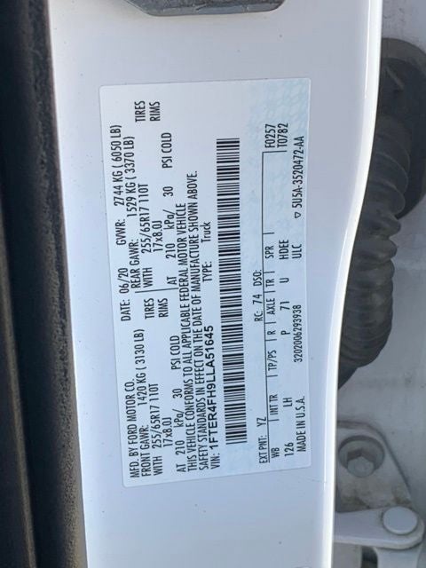 2020 Ford Ranger XLT