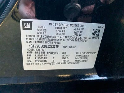 2014 GMC Sierra 1500 SLE