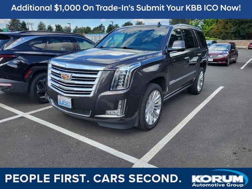 2018 Cadillac Escalade Platinum Edition