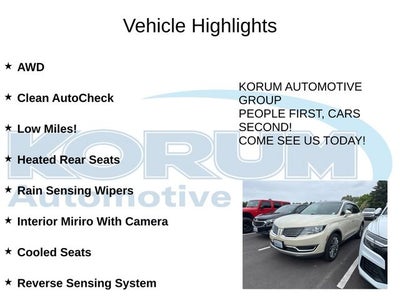 2016 Lincoln MKX Reserve