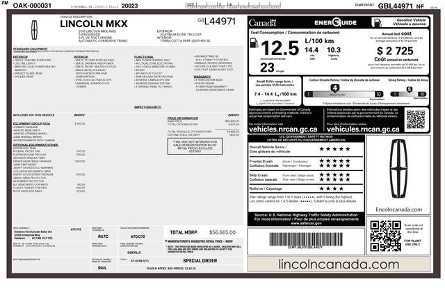 2016 Lincoln MKX Reserve