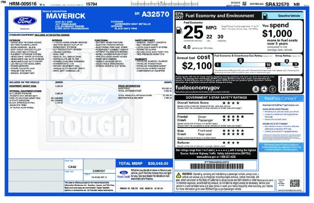 2025 Ford Maverick XLT