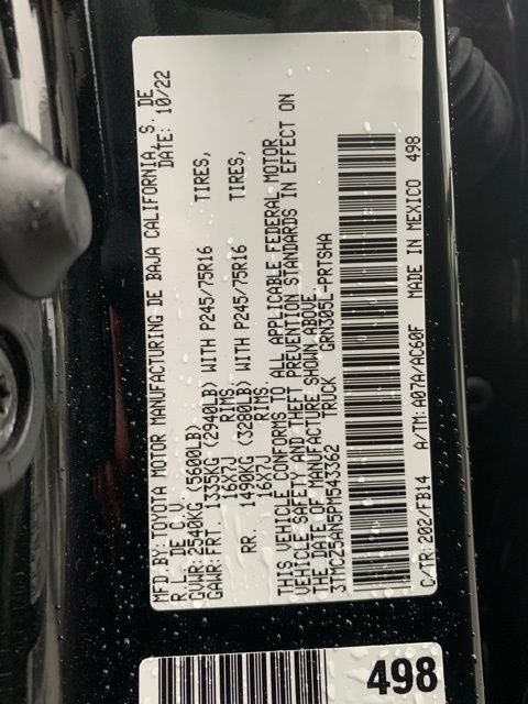 2023 Toyota Tacoma SR V6