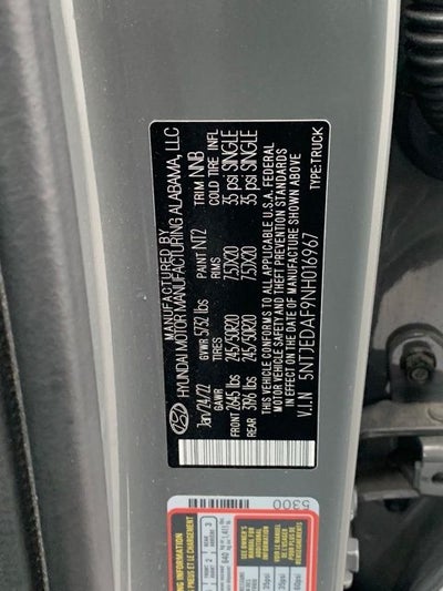 2022 Hyundai Santa Cruz Limited