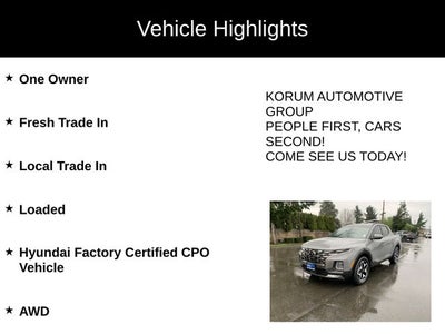 2022 Hyundai Santa Cruz Limited