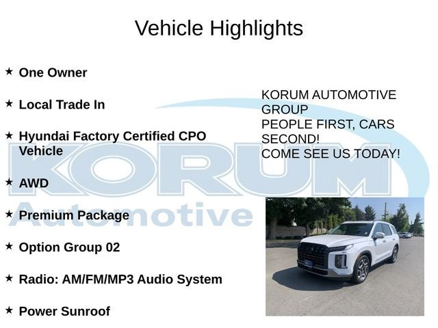 2024 Hyundai Palisade SEL 7 Passenger