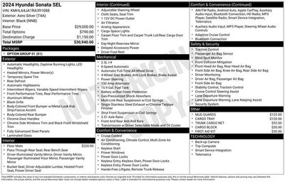 2024 Hyundai Sonata SEL