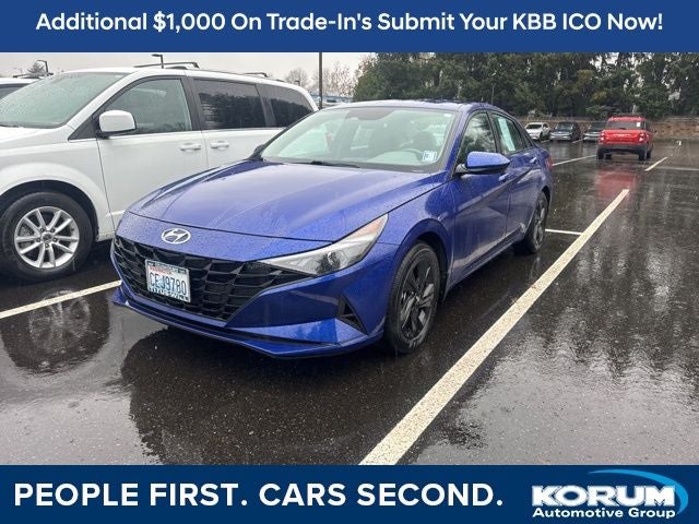 2023 Hyundai Elantra Hybrid Blue