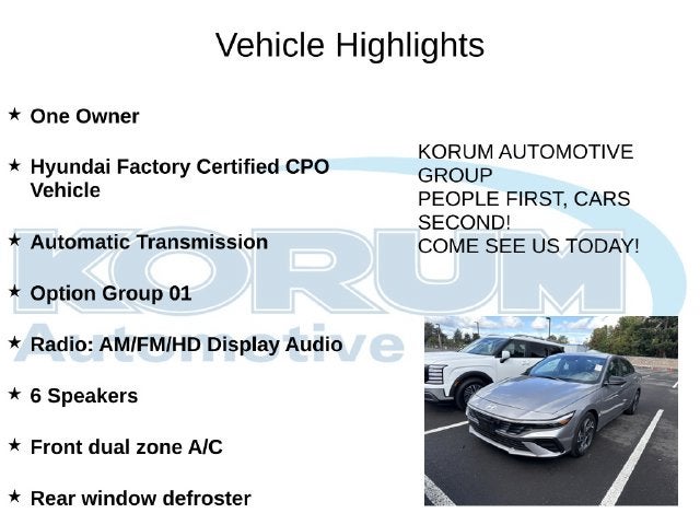 2025 Hyundai Elantra SEL Sport